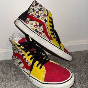 Customized Disney Mickey Mouse Vans